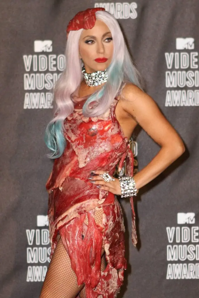 Lady Gaga’s MEAT Dress