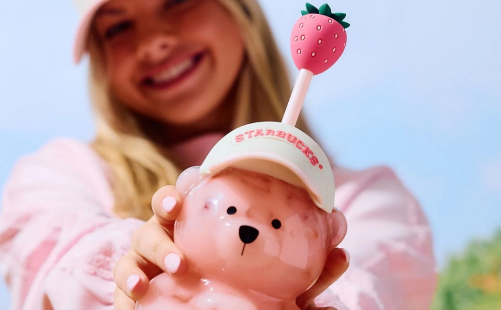 Starbucks Unveils Pink Drink-inspired “Bearista Cup” With Early Access for Rewards Members