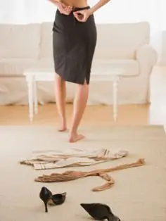Pick up clothes/shoes