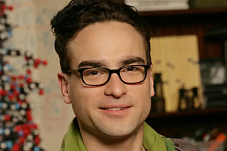 Johnny Galecki’s glasses are fake.