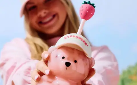 Starbucks Unveils Pink Drink-inspired “Bearista Cup” With Early Access for Rewards Members